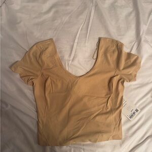 Lululemon Align Tee Women's Tan Top NWT